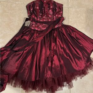 Maroon Dress